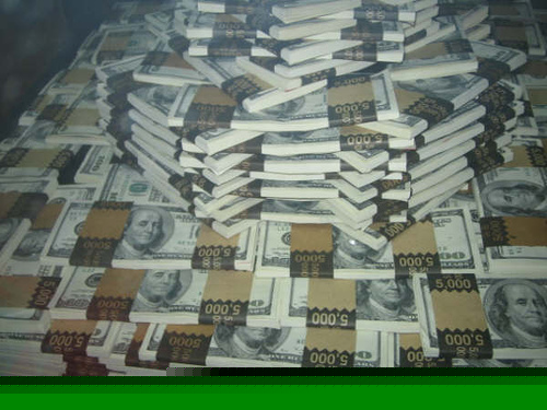 stacks of money